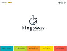 Tablet Screenshot of kingswayschool.org